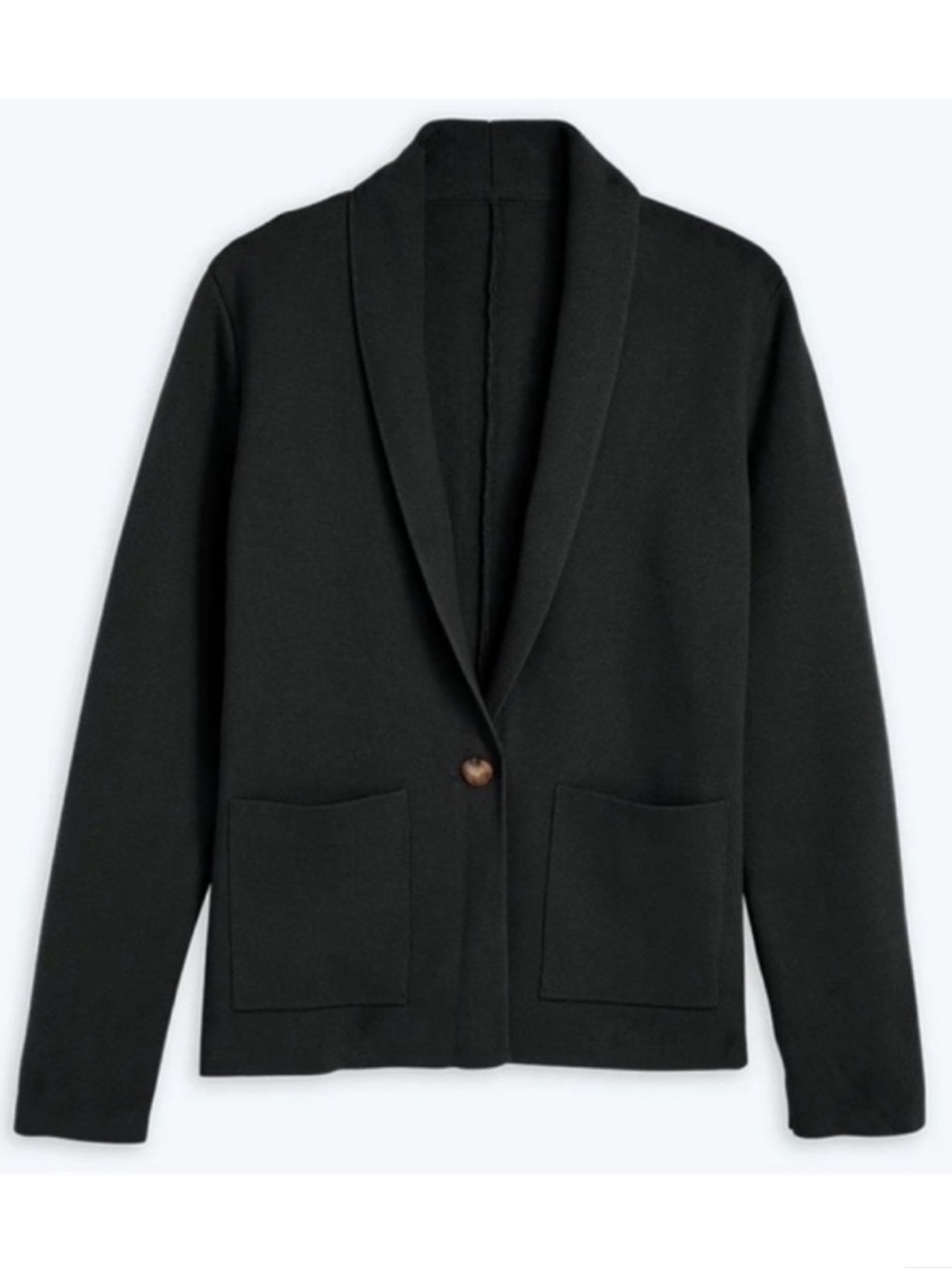 Summersalt Black Sweater Blazer - Women's Knit Jacket